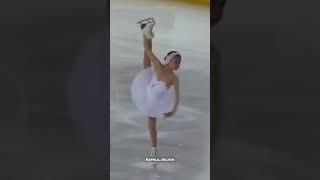 Kamila Valieva's progress in her incredible spin!!  #shorts #kamilavalieva
