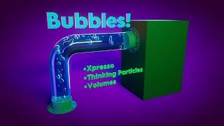 Cinema 4D Multi-Tech Tutorial 48: Bubbles with Thinking Particles