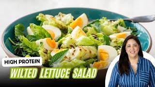 Wilted Lettuce Salad Recipe | Low Carb, High Protein WeightLoss Recipe | Keto