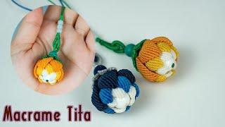 Macrame tutorial | How to Make Macrame Flower  | 3D Macrame | Part 1