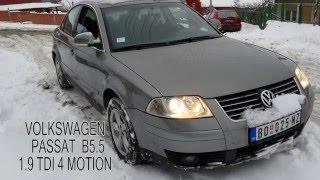 VW passat B5.5 - 4 motion in snow