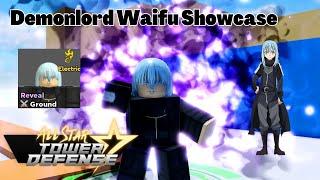 Demonlord Waifu Showcase (Rimuru Reincarnated Slime) All Star Tower Defense Showcases ASTD ROBLOX