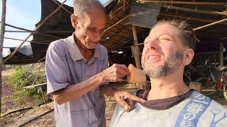 FARMER WANG takes me BACK to the BARBER BASICS! (Got pampered on THE FARM!) 