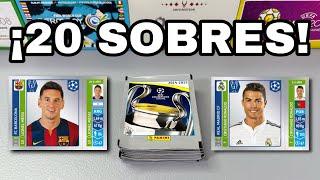 LOOKING FOR THE BUG AND MESSI IN 20 PACKS! - Panini UEFA Champions League 2014-15