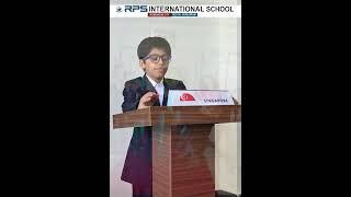 A show of oratorical excellence by the scholars of RPS-Rosewood City at RPSIS-MUN 3.0