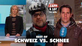 Schneechaos legt Schweiz lahm -  Abonniere @zappalot - Best of Swiss TV-Week