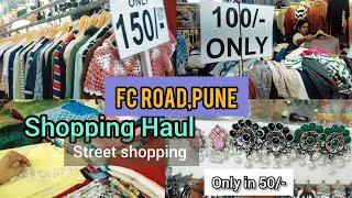 FC road,Pune shopping Haul// Street Shopping