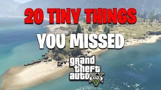 20 Tiny Details You Never Noticed in GTA 5