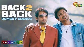 Nanbenda - Back to Back Comedy scenes | Superhit Tamil Comedy | Udhayanidhi | Santhanam | Adithya TV