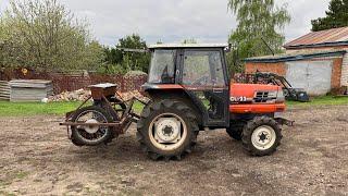 Kubota GL 25 самодельная сеялка