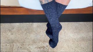 POV - Slouchy Sock Play | Feet Rubbing and Cricketing | Miss Blubelle Sole Teaser