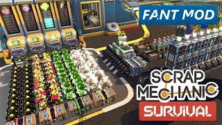 Modular Automatic Farms | Scrap Mechanic Survival | Fant Mod