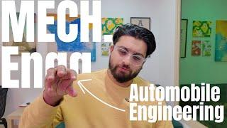 Mechanical Engineering vs. Automobile Engineering