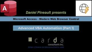 Microsoft Access - Modern Web Browser Control - Advanced VBA Automation (Part 1)