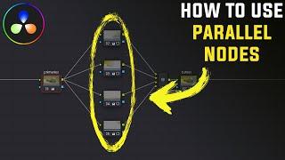 How PRO Colorists use PARALLEL NODES in Davinci Resolve