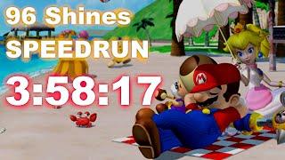 【SPEEDRUN】Super Mario Sunshine 96 Shines 3:58:17