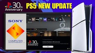 How to get PS5 PlayStation 30th Anniversary Themes Home Screen Forever - PS5 New Update New Themes