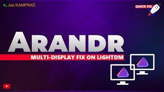 fix display setup on multi-display for LightDM