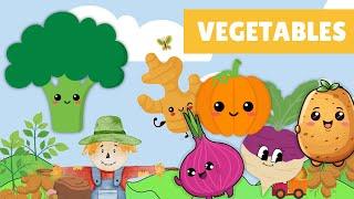 Vegetables Names | Learn Vegetables Names in English | English Vocabulary | Kids Learning