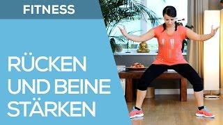 17 min. Fitness Workout für Rücken & Beine (Anfänger) - Fit mit Anna - HD