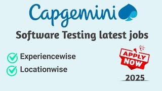 Automation Testing Job openings at Capgemini in 2025 by QA Support | Selenium Java | Python Selenium