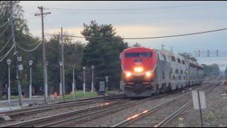 Amtrak Southwest Chief with metrolink cars and phase 7 leader in Brookfield IL 09/28/2024