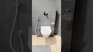 Wall hanging toilet with Metropole Flush Valve #bathfittings #wallmounted #sanitaryware #shorts