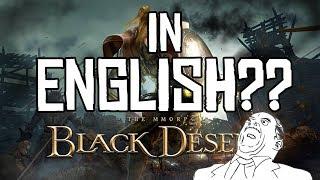 Black Desert Online Türkiye and MENA English Language for Menus in game!