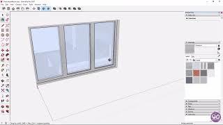 5-4 Window materials (SketchUp Tutorials)