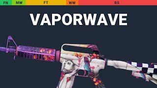 M4A1-S Vaporwave - Skin Float And Wear Preview