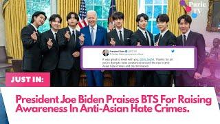 SO PROUD OF THE BOYS!BTS, IT WAS HIGH PRAISE FROM THE U.S PRESIDENT JOE BIDEN