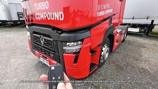 Turbo Compound Motorlu Renault Trucks T480, Devir Saati ile Basın Testinde