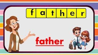 Spell the Words for Toddlers | Fun and Easy Learning!##Practice reading for kids