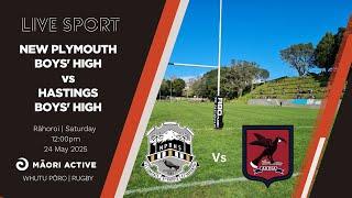 Super 8 Rugby First XV 2025 | New Plymouth Boys' High v Hastings Boys' High