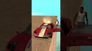 is playing Smart enough for Save himself from falling while exiting the car in every GTA games?