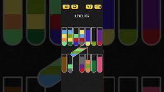 Water Sort Puzzle Level 103 Walkthrough Solution iOS/Android