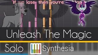 Unleash the Magic - |SOLO PIANO COVER w/LYRICS| -- Synthesia HD