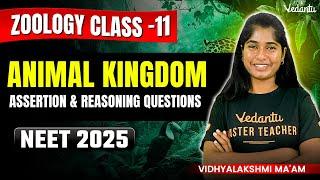 NEET Assertion and Reasoning Questions | Animal Kingdom | Zoology NEET 2025