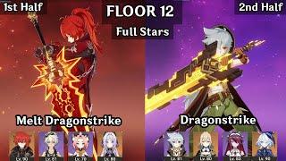 Diluc Melt Dragonstrike + Razor Dragonstrike | 5.4 Spiral Abyss Floor 12 9 Stars | Genshin Impact