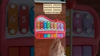 Mingle Song Squid game Xylophone Tutorial #xylophone #music #minglegamesong