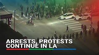 Los Angeles police make further arrests as protests continue for sixth day | ABS-CBN News