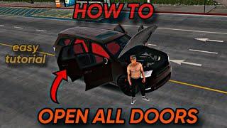 How to OPEN ALL DOORS in Car Parking Multiplayer