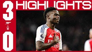 THREE BIG POINTS! | HIGHLIGHTS | Arsenal v Nottingham Forest (3-0) | Saka, Partey, Nwaneri | PL