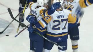 Martin Fasko-Rudas first hat trick in season Saskatoon Blades (WHL) 19/20