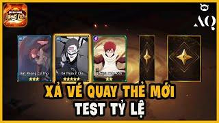 Huyền Thoại Làng Lá - Xả Vé Quay Thẻ Chiến Ý Mới Test Tỷ Lệ