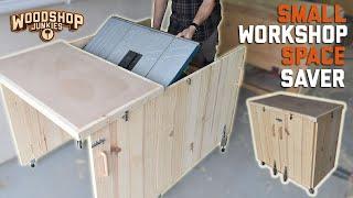 Super Space Saver! - Table Saw Stand For Garage Workshops