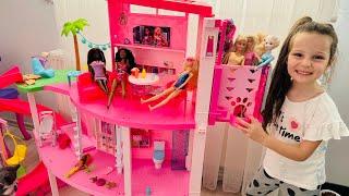 Barbie Videosu!Ada ile Evcilik Oyunları!Barbie ve Oyuncak Bebek Bakma Videosu!Kız Oyunları #babydoll