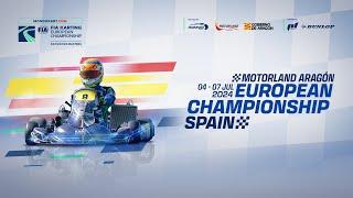 FIA karting European Championship 2024 KZ/KZ2/KZ2 Masters - Round 1 Motorland Aragon (Sunday)