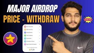 Major Airdrop Listing Price Perdiction || Major Airdrop Withrawal Process