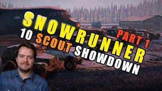 SnowRunner: The BEST scout truck SHOWDOWN (Part 1)